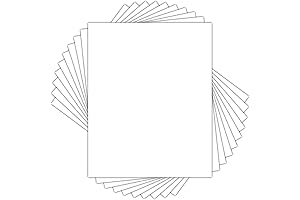 Golden State Art, 8x10 White Backing Board for Picture Framing (10 Pack)