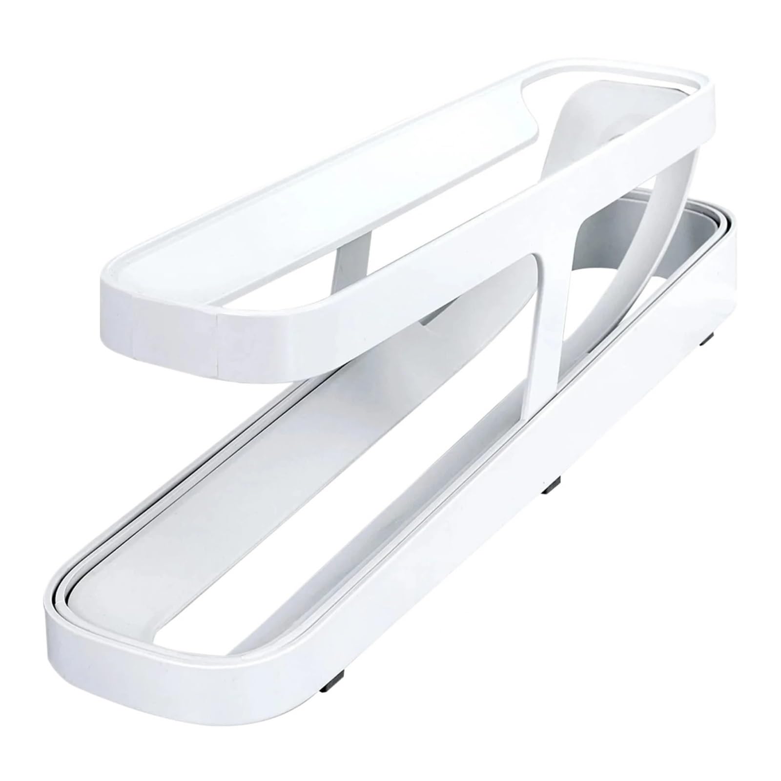 Egg Rack Holder Storage Box Egg Basket Container Organizer Rolldown Refrigerator Egg Dispenser For Kitch