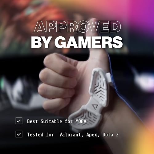 Miniatura 6 de DELTAHUB Carpio G20 - Reposamuñecas para juegos verdaderamente ergonómicos para diestros aprobado por jugadores alivio del dolor antifatiga