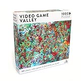 Big Potato Video Game Valley: Jigsaw Puzzle for Adults (1000 Pieces) Filled with 101 Riddles to Solve (PUZVID01US)