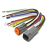 Deutsch DT 6-pin Pigtail Kit 14AWG Pure Copper GPT Wire, Made in USA