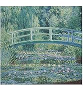Amazon.co.jp: 壁紙屋本舗 アートポスター モネ 睡蓮の池と日本の橋 M