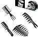 Produktbild 4 Stück Haarkamm Set Männer Kammset Friseur Männer Styling Kamm Öl Kopf Kamm Kunststoffkamm Kamm Männer Friseur Werkzeug Breite Zähne Gabel Kamm