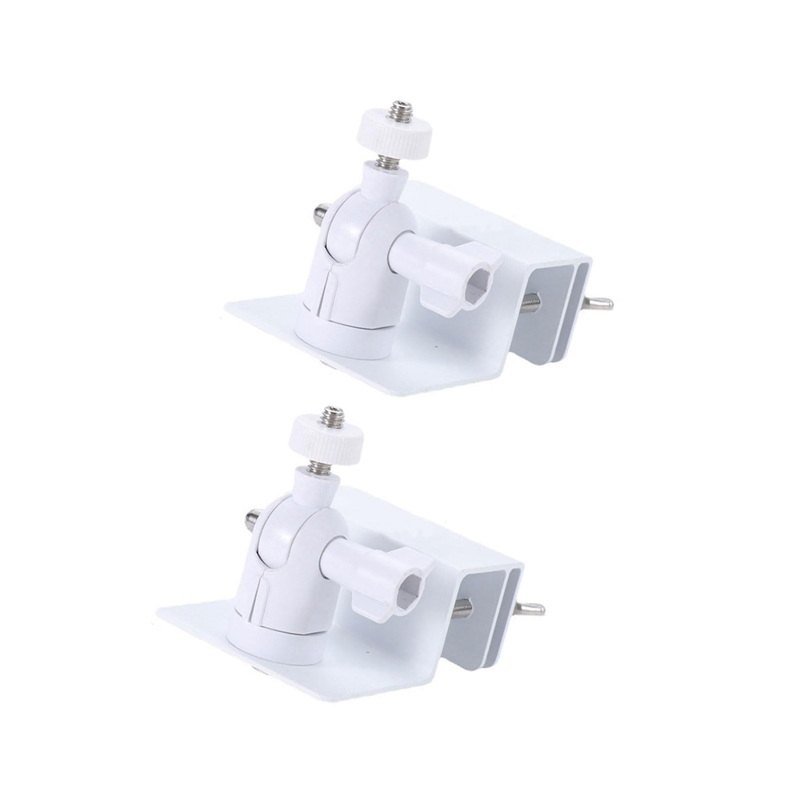Lirrvb 2 White 2 / 4Pcs Multipurpose Solars Panel Gutter Mount Clip Aluminum Alloy Portable Designs For Enhances Sunlight Exposure Weatherproof Solar Mount