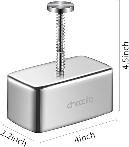 Miniatura 3 de Molde Musubi de acero inoxidable, antiadherente para spam, molde de Musubi para hacer Musubi, kit de prensa onigiri para niños, Bento, picnic,