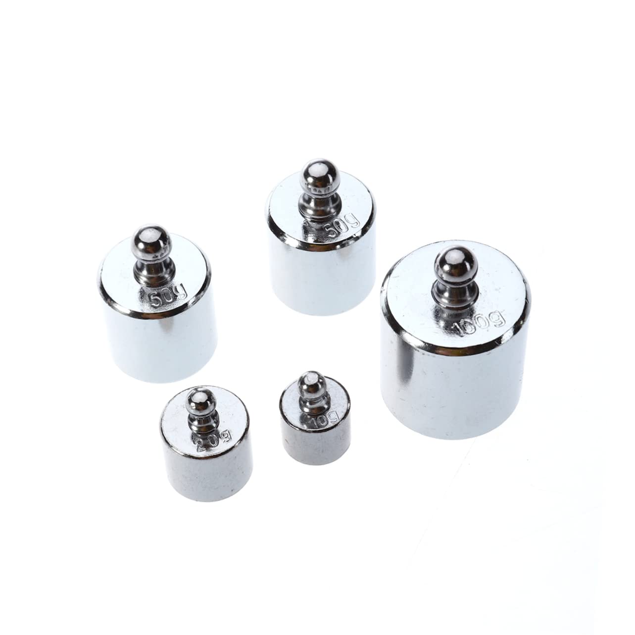 PartyKindom Calibration Weights Balance Weight Kit for Laboratory Commercial Educational Use Tweezers for Accurate Scale Calibration
