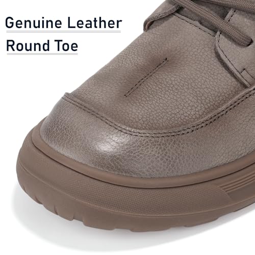 Men's Classic Fashion Sneakers, Boat Shoes Low Top Round Toe Genuine Leather Casual Shoe, Stylich and Comfortable Men Dress Shoes3