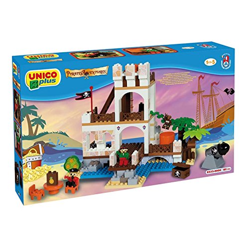 Androni Giocattoli- Fortaleza Pirata Juego de construcción, Multicolor (8532)