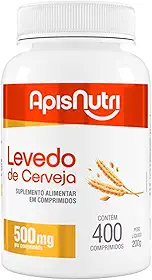 Levedo de Cerveja - 400 Comprimidos - Apisnutri, Apisnutri