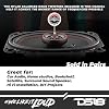 DS18 GEN-X4.6 parlante coaxial - 4x6, 2 vías, 135W máx, 45W RMS, cono de papel negro, tweeter de cúpula de mylar, 4 ohmios - claridad sin igual por otros parlantes en su clase (2 parlantes) 6