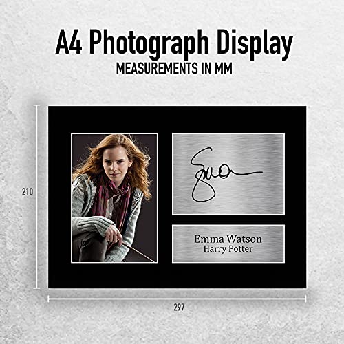 HWC Trading Emma Watson Gift Handtekeningen A4 Printed Hermelien Griffel Harry Potter Gifts Print Image Photo Ads - Afbeelding 3