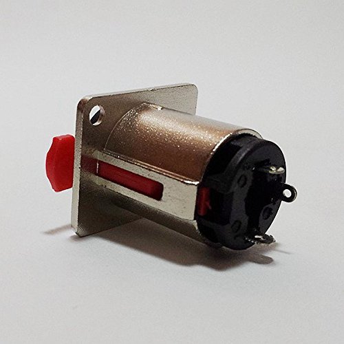 Cess 6.35Mm 1/4 Inch Female Stereo Trs Audio Socket Jack Connector Panel/Chassis Mount - 6.35Mm Stereo Socket (2 Pack) #TOP5