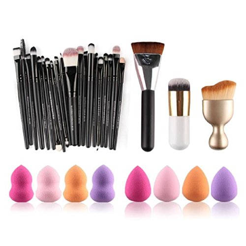 Mosunx(TM) 6PCS Cosmetic Sponge Foundation Makeup Brush Powder Puff Brush (Multi-color)
