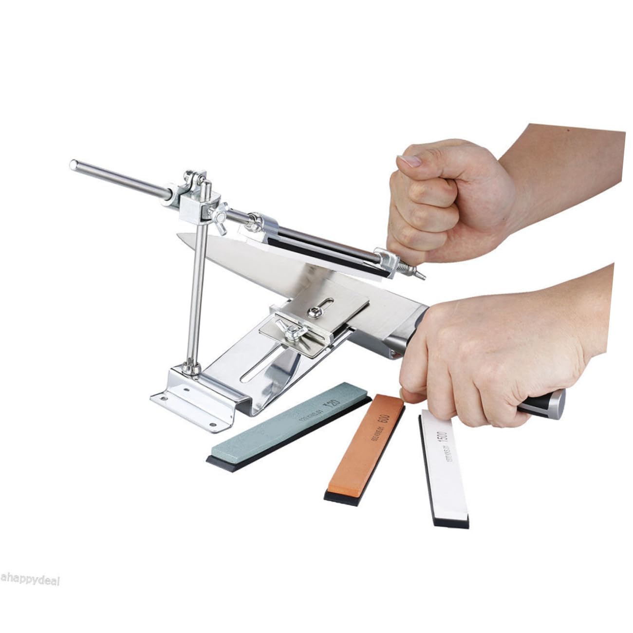 Affilacoltelli a Angolo Fisso con Pietra 120# 320# 600# 1500#