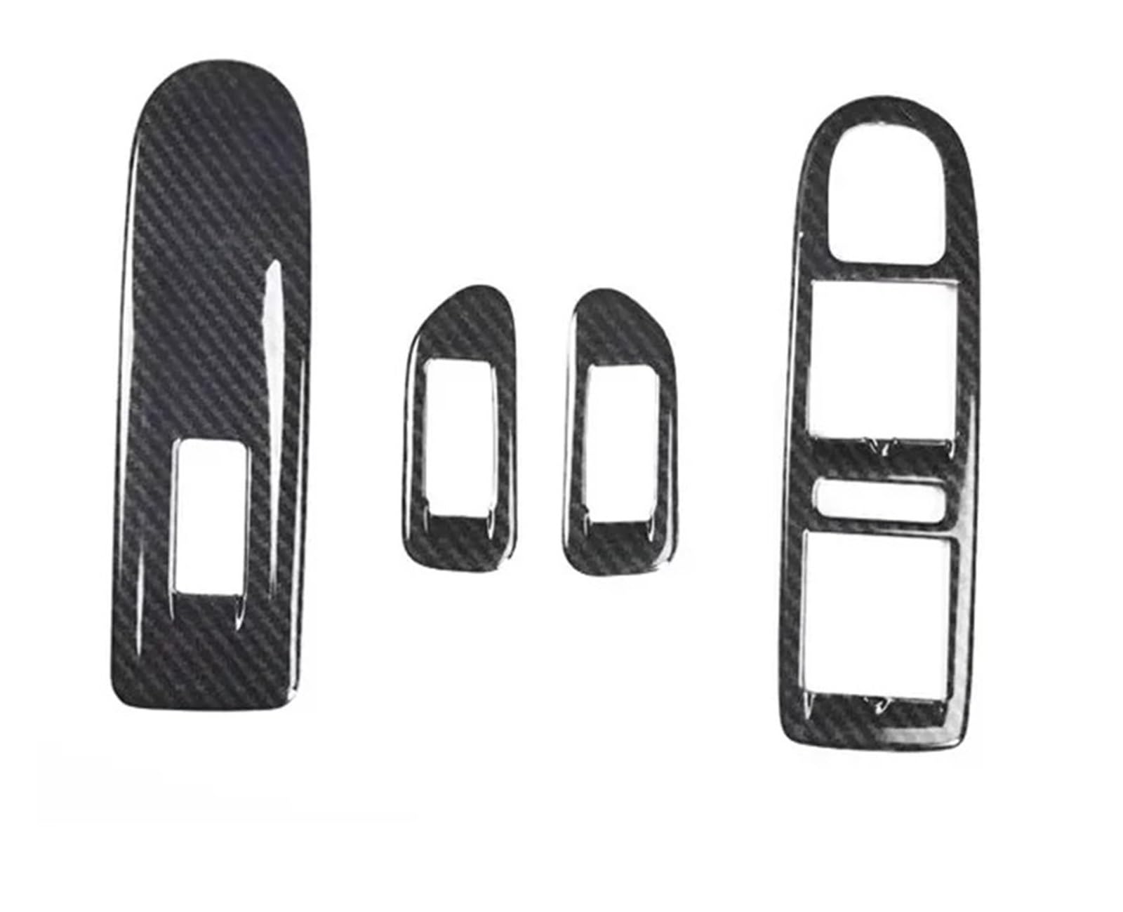 Interior Trim for Golf 6 MK6 2009-2013 Car Accessories Center Console for Golf Mk6 5D Stickers ABS Panel Trim 5D Cover Trim Sticker(C Power Window)