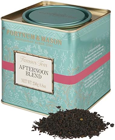 Fortnum and Mason British Tea, Afternoon Blend 250g Loose Tea in a Tin Caddy (1 Pack)