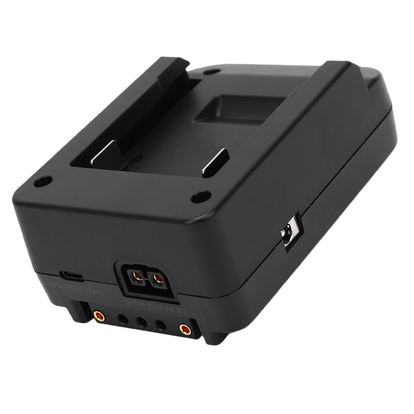 Placa Adaptadora de Batería de Montaje en V de 100 W, Convertidor de Batería para Herramientas Eléctricas con Salida D Tap y Salida de Entrada PD Tipo C, Ideal para Luces de Fotografía,