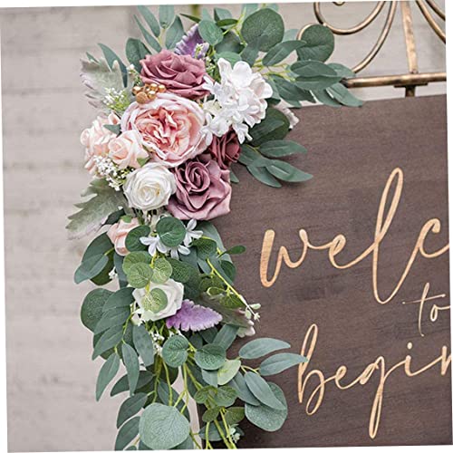 Roses artificielles de simulation kit fleurs d'arc mariage premium