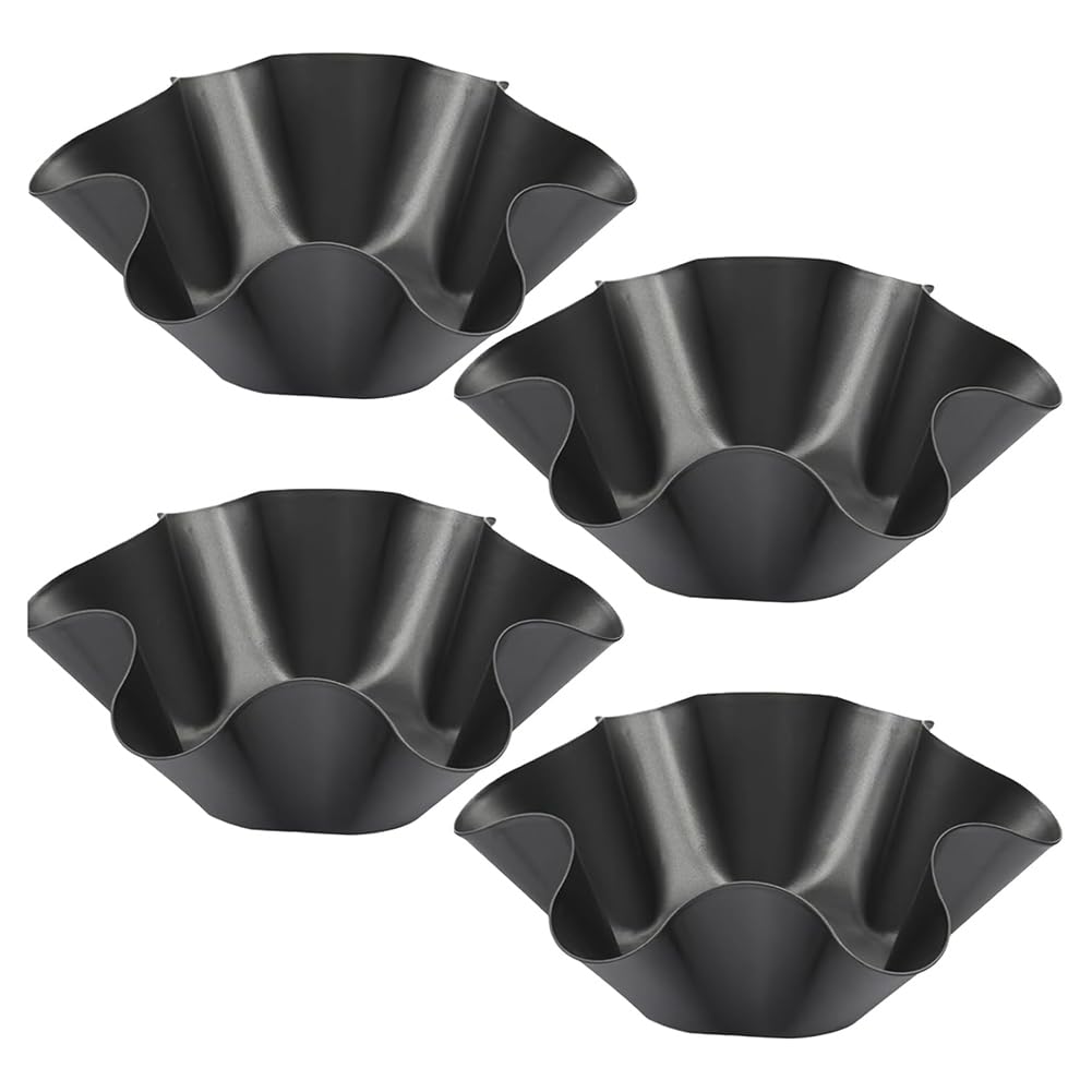 Nicht-Stick Large Taco Shell Bowl Kohlenstoffstahl-Tortilla Maker-Schale Nicht-Stick-Salatplatte