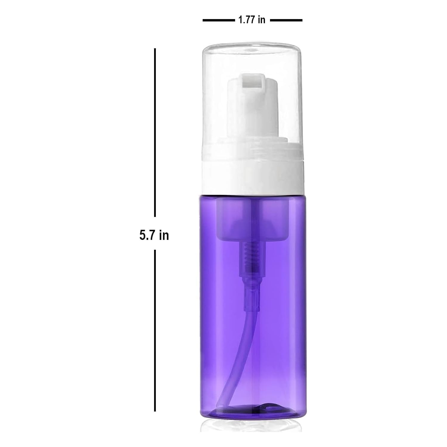 3er-Pack Schäumende Reise-Pumpflaschen – 100 Ml, BPA-frei, Für Shampoo & Handseife