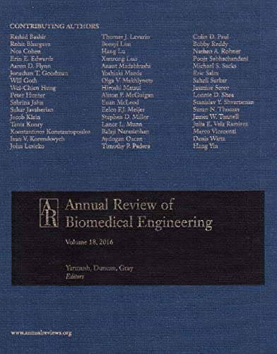 Buy Annual Review of Biomedical Engineering 2016: 18 Book Online at Low ...
