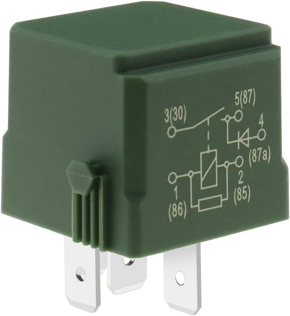 Automotive Level Control Five-pin Relay Replacement A0025427619 A0025422319 Compatible with Mercedes-Benz A B C E R S GL or M-Class Air Compressor Pump Relay