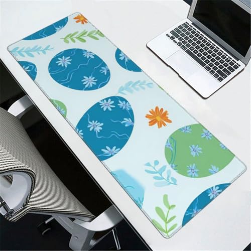 Tapis de souris de jeu de Pâques grand format antidérapant - 7