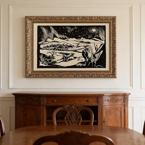 Impression sur toile John Andreas Savio | Cadre suspendu 61 cm