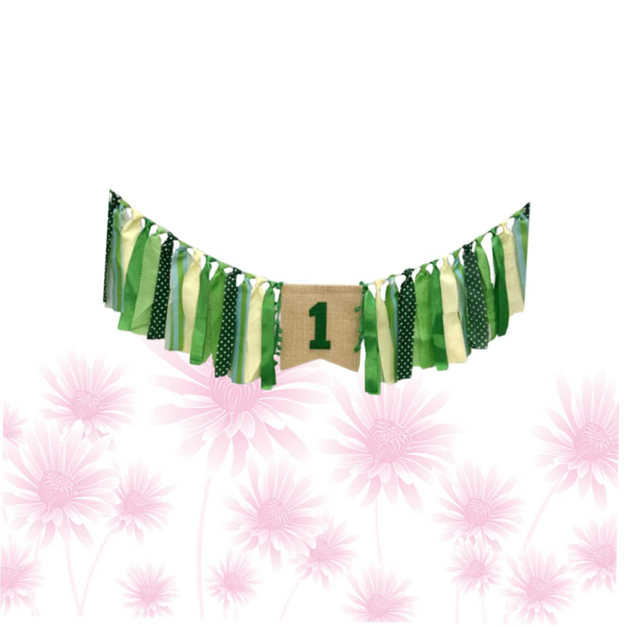 MAGICLULU 3 Set Striscione Decorativo Banner Per Il Primo Compleanno Del Bambino Seggioloni Bandiera Della Sedia Da Pranzo Bandiera Decorativa Ornamento Di Festa Arredamento Retrò