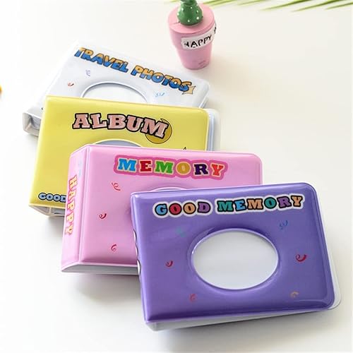 Miniatura 3 de TFIIEXFL - Álbum de fotos de 36 bolsillos, miniestuche de almacenamiento instantáneo de 3 pulgadas para mini álbum de películas, soporte para