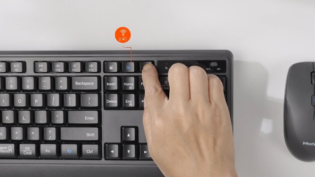 Amazon.com: Wireless Keyboard and Mouse Combo, 2.4G/Bluetooth