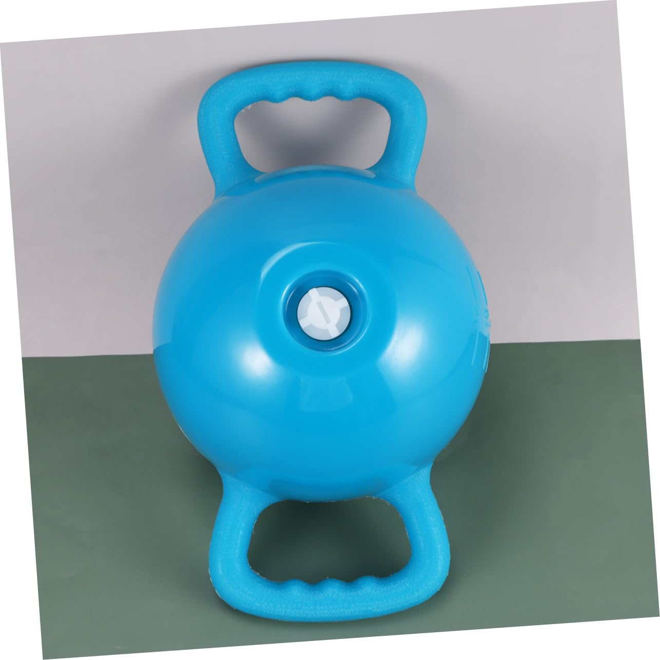 Regulowany Kettlebell Do z Podwójnymi Uchwytami Wykonany z Trwałego PVC z Płaską Podstawą Idealny Do i Ćwiczeń Siłowych dla Kobiet i Mężczyzn Fioletowy