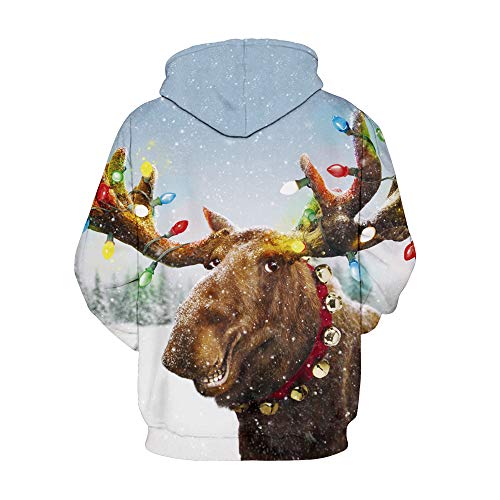 Grace's Secret Unisex 3D Ugly Christmas Sweatshirt Kangaroo Pocket Hoodies Pullover2