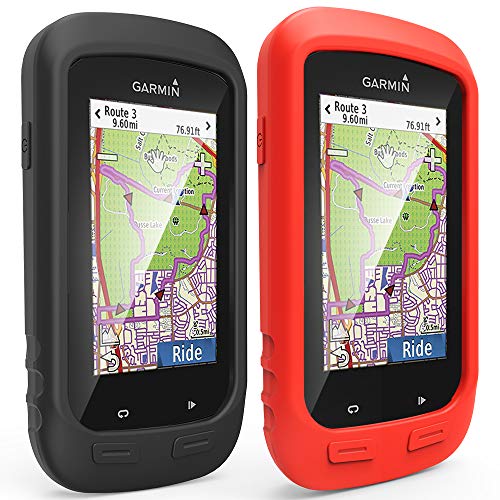 [2-Pack] TUSITA Case for Garmin Edge Explore 1000, Approach G8 - Silicone Protective Cover - GPS Bike Computer Accessories
