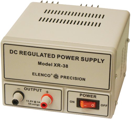 Elenco XR-38 Regulated 13.8VDC at 3A Power Supply