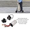 Contrôleur sans Balai pour Scooter, Kit de Commande de Moteur de Scooter électrique 350W 36V avec Levier de Vitesse Au Pouce, Panneau D'affichage, Kit de Conversion Ebike Etanche #3