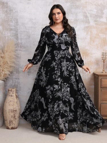 Image of TOLEEN Women's Plus Size Sequin Dress Luxurious Style Formal Cocktail Evening Party Maxi Dresses
