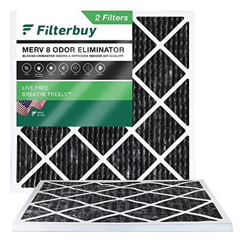 Filterbuy 20x20x1 Air Filter MERV 8 Odor Eliminator...