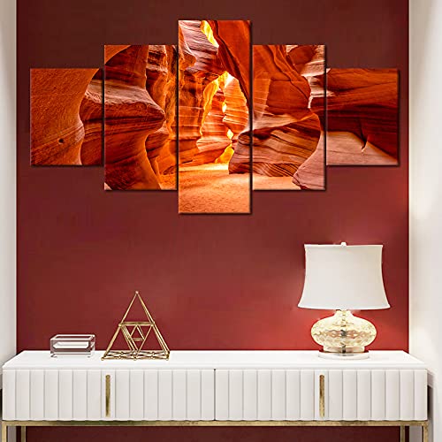 Peinture murale imprimée paysage désertique polyptyque salon moderne - 2