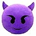 Produktbild LI&HI Emoji Lachen Emoticon Kissen Polster Dekokissen Stuhlkissen Sitzkissen Rund(Teufel)