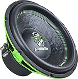 SUBWOOFER AUTO GROUND ZERO Subwoofer Ground Zero GZIW 12SPL GREEN Edition 30 cm 2x2Ω 1000watt sub auto spl VERDE