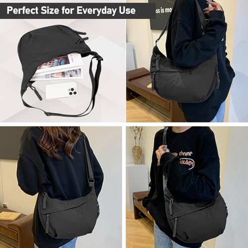 Bolso cruzado para mujer tipo nylon pequeño miniatura 4