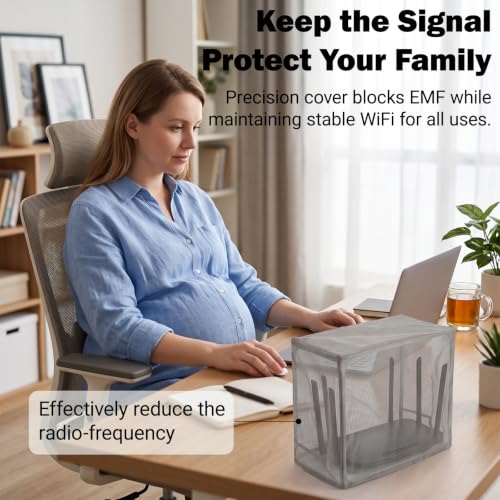 Image of WiFi Router Cover E.M.F Protection Signal Shielding(12.2''x 12.2'' x 5.9'')