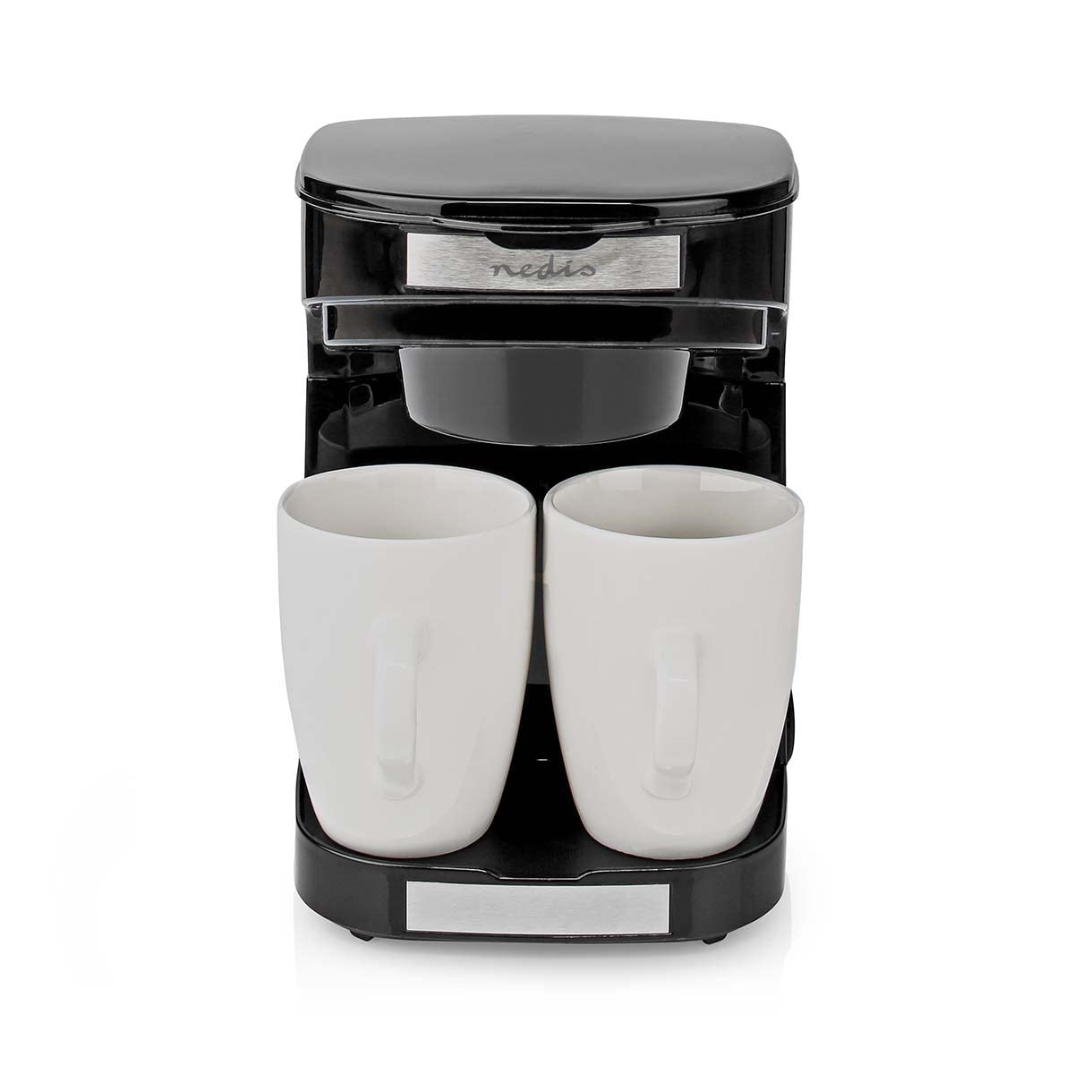 NEDIS KACM140EBK Cafetière noir Nombre de tasse=2