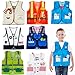 Tigerdoe Dress Up Vest - 7 Pc - Pretend Play School Set - Career Costumes - Kids Role Play Costume - Occupation Costume (7 Pc Career Costumes)