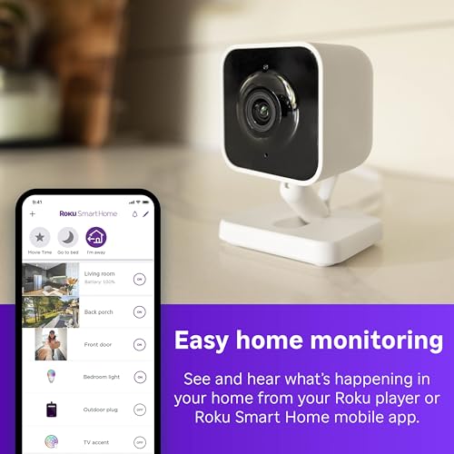 Roku Streaming Stick Plus 4K HDR TV Streaming Device with Voice Remote & Roku Indoor Camera 1080p HD Security Camera with Night Vision Bundle - image 8