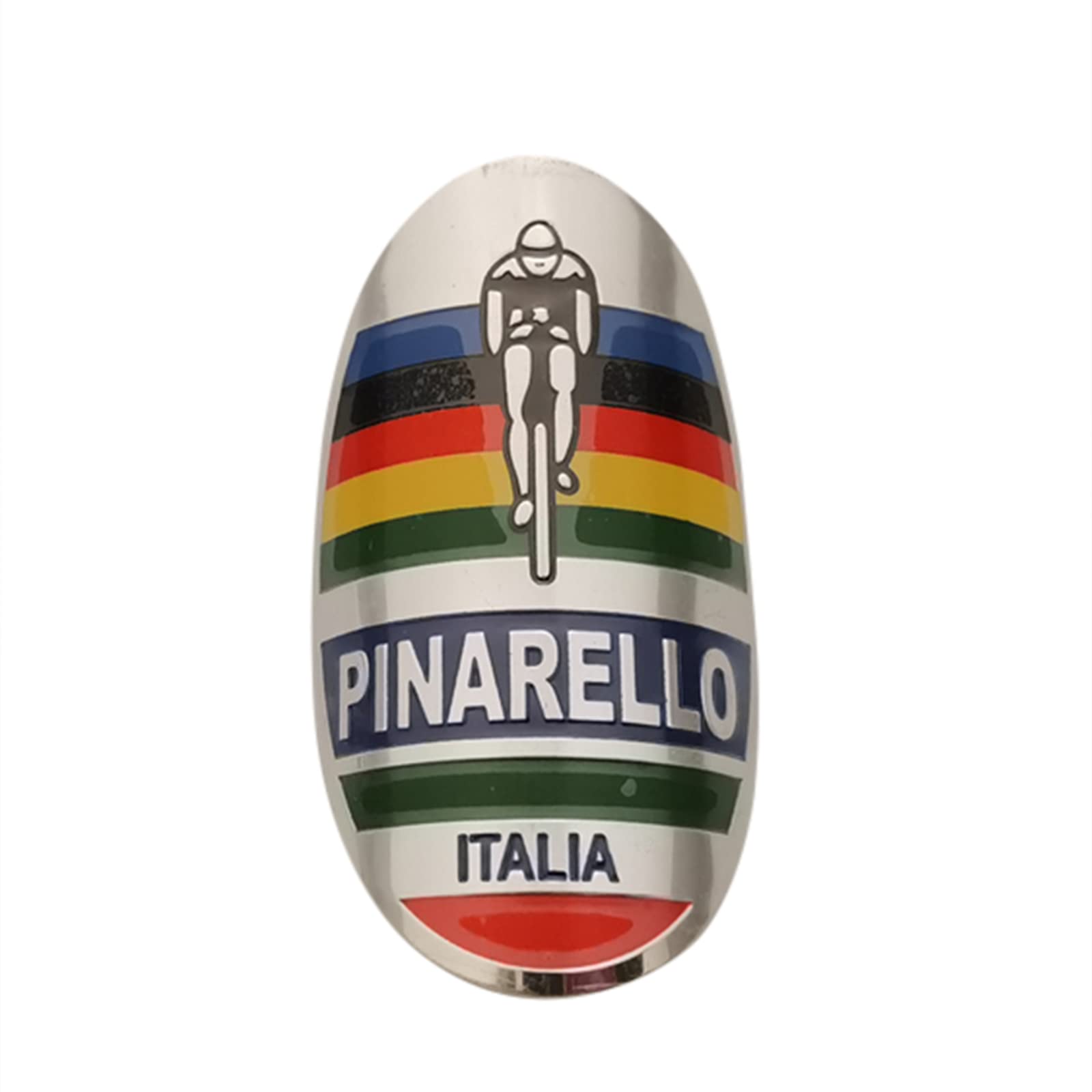 Gepinke for Pina-rello Bike Badge Soft Aluminum Alloy Making DIY Decoration Cycling accesory Bicycle Stickers (Pina-rello(Italia))