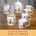 Imagen de SPOTTED DOG GIFT COMPANY Juego de 4 Tazas de Cafe y Té