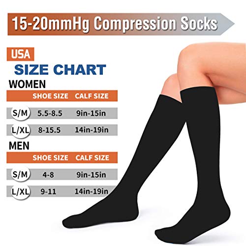 Image of Compression Socks for Women and Men - Best Athletic,Circulation & Recovery