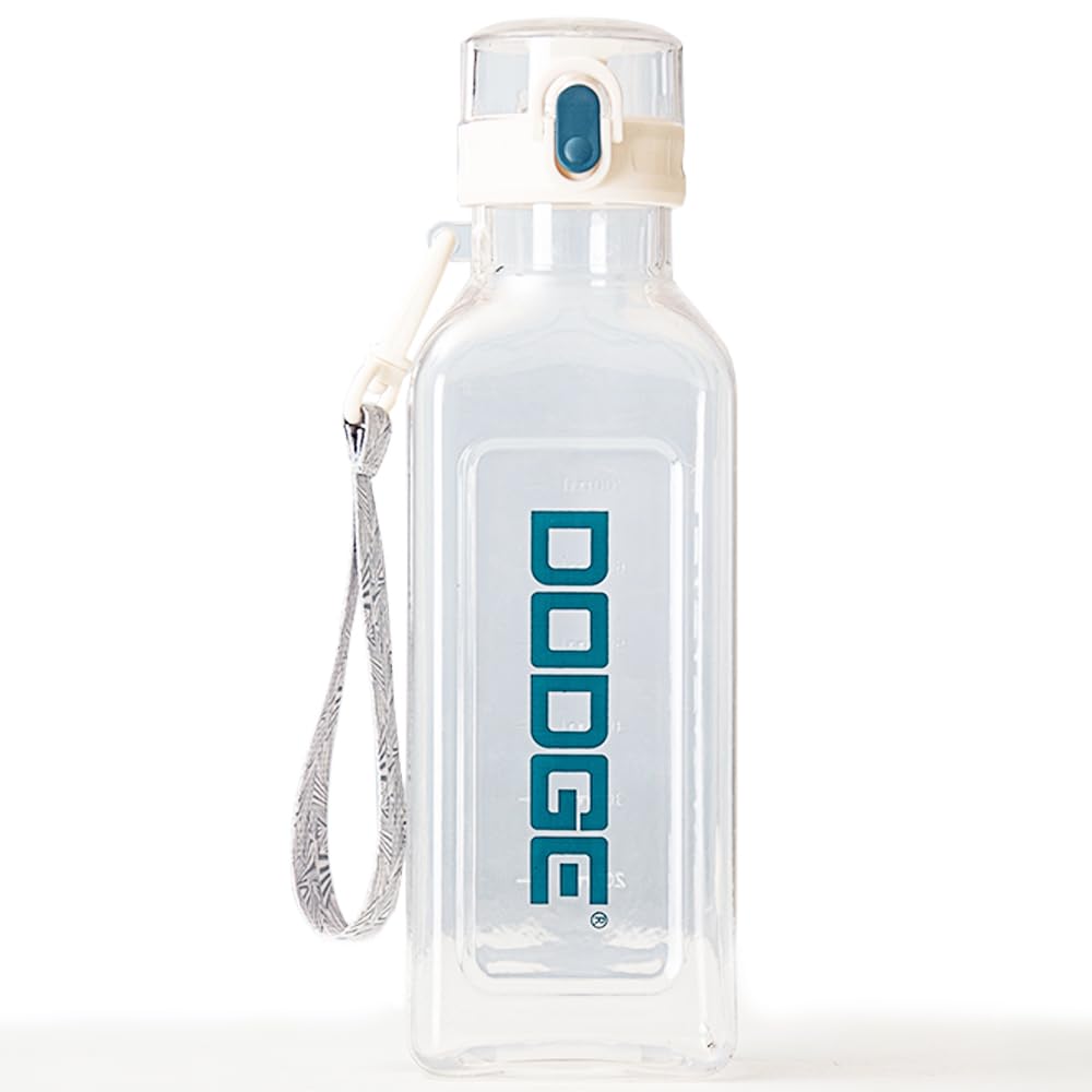 DSYSC Sports Water Bottle 700ml, Leakproof and BPA Free Drinks Bottle, Gym Water Bottle, Waterbottle for Travel Picnic Camping Hiking (Transparent)